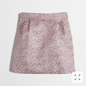 Metallic Jacquard Mini Skirt